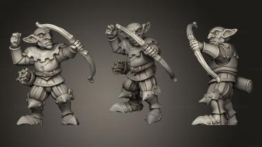 Military figurines GOBLINS 3d model